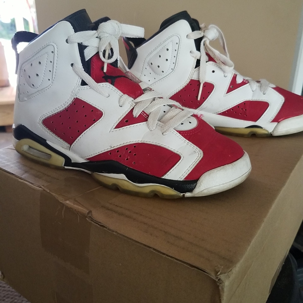 Sz 4Y AJ 6 carmine retro pack